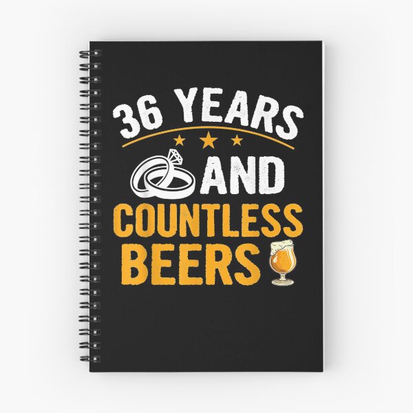Item preview, 36 Years And Countless Beers 36th Wedding Anniversary Couple  designed and sold by melisenda.