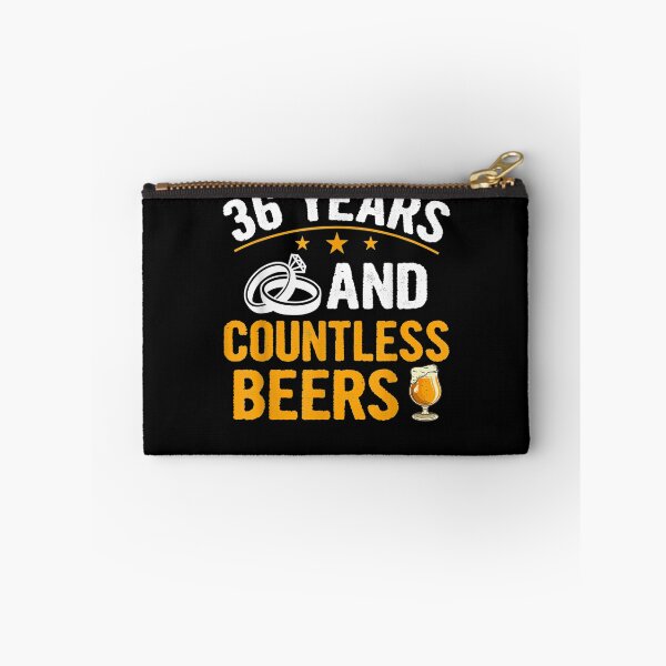 Item preview, 36 Years And Countless Beers 36th Wedding Anniversary Couple  designed and sold by melisenda.