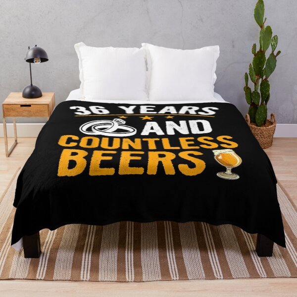 Item preview, 36 Years And Countless Beers 36th Wedding Anniversary Couple  designed and sold by melisenda.