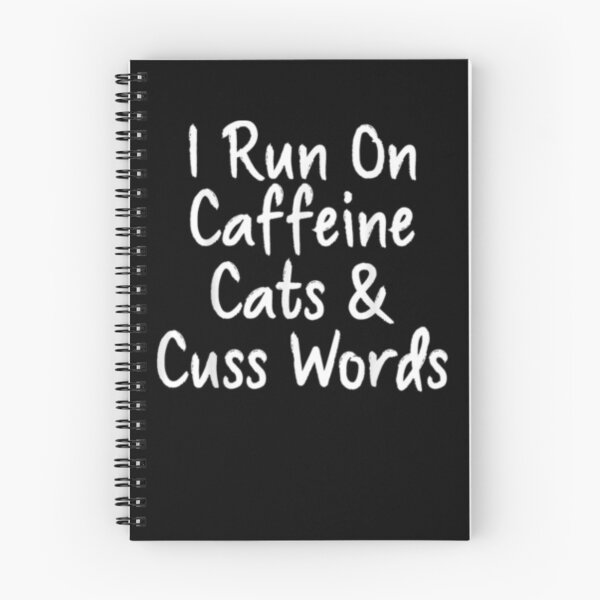 Item preview, I Run On Caffeine Cats And Cuss Words Cat Mom Coffee Gift  designed and sold by melisenda.