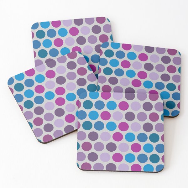 Item preview, Blue Purple Pink Colorful circle pattern designed and sold by BLMcreations.