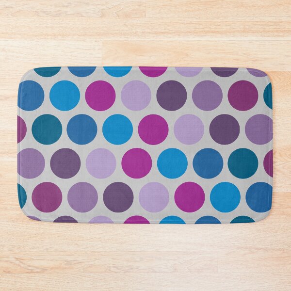 Item preview, Blue Purple Pink Colorful circle pattern designed and sold by BLMcreations.