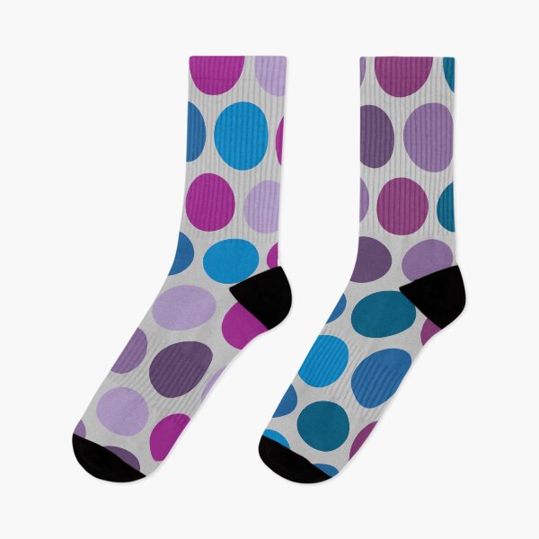 Item preview, Blue Purple Pink Colorful circle pattern designed and sold by BLMcreations.