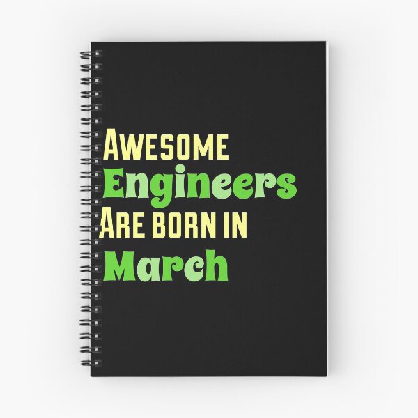 Item preview, Funny Engineering Quote. Awesome Engineers are born in March.  designed and sold by efenem.