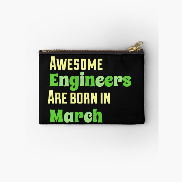 Item preview, Funny Engineering Quote. Awesome Engineers are born in March.  designed and sold by efenem.