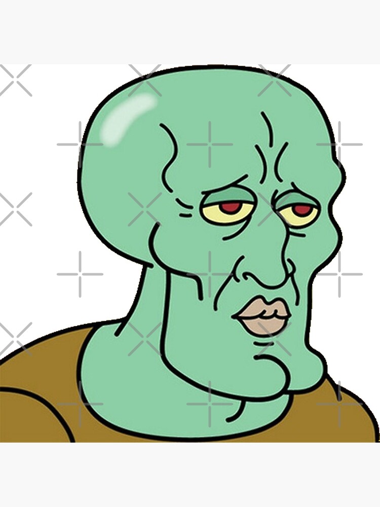 Handsome Squidward - Spongebob Photographic Print for Sale by