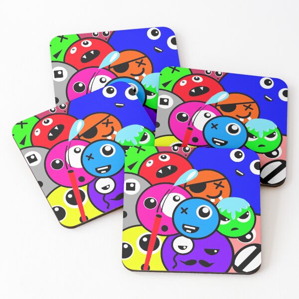 Item preview, Round faces pattern designed and sold by Still Laughing Designs.