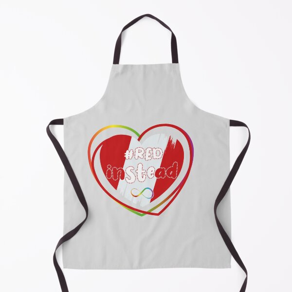 Item preview, #RedInstead Red Instead autism spectrum & autistic peoples designed and sold by Dream-bubble.
