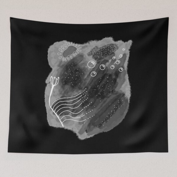 Item preview, Watercolor Abstract Art Galaxy Gray designed and sold by AOCreativeProd.