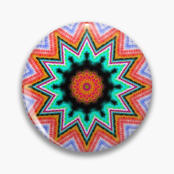 Item preview, Vivid Turquoise and Blue Vibrant Star designed and sold by Kay Patterson.