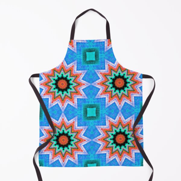Item preview, Vivid Turquoise and Blue Vibrant Star designed and sold by Kay Patterson.