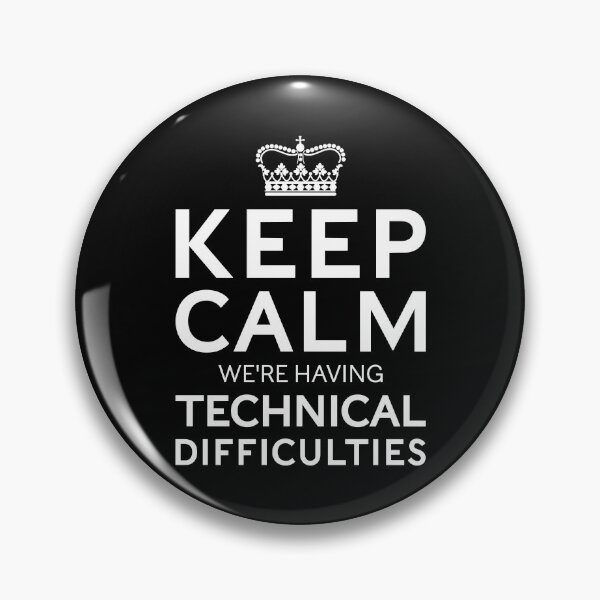 Item preview, Technical Difficulties Funny Tv Error Screen designed and sold by Scratches Tees.