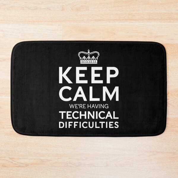 Item preview, Technical Difficulties Funny Tv Error Screen designed and sold by Scratches Tees.