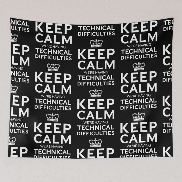 Item preview, Technical Difficulties Funny Tv Error Screen designed and sold by Scratches Tees.