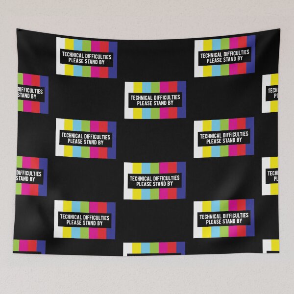Item preview, Technical Difficulties Rainbow Color Error designed and sold by Scratches Tees.