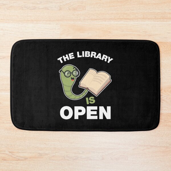 Item preview, The Library Is Open Funny Reading Quotes designed and sold by Scratches Tees.