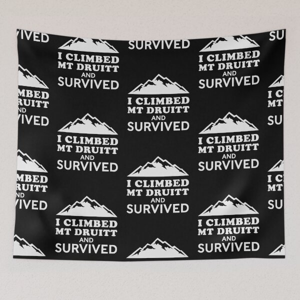 Item preview, I Climbed Mt Druitt Funny Sydney Suburb Pun designed and sold by Scratches Tees.