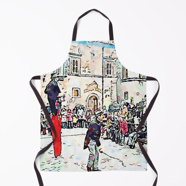 Item preview, Barbarano Romano: square with acrobats designed and sold by Giuseppe Cocco.
