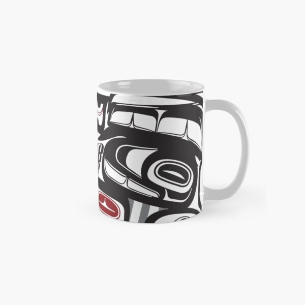 Item preview, Thunderbird Bear Orca Totem Pole, coastal Salish Haida pacific north west formline design native american designed and sold by cascadiadesigns.