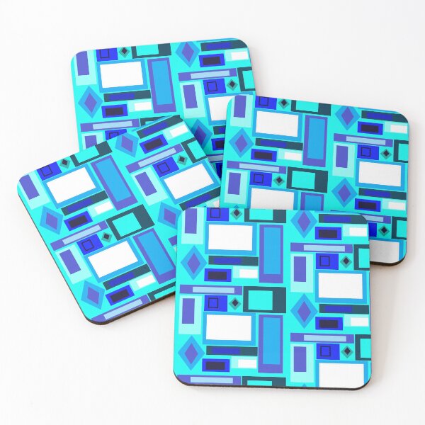Item preview, ABSTRACT PATCHWORK BLUE designed and sold by MELTBBROSE.