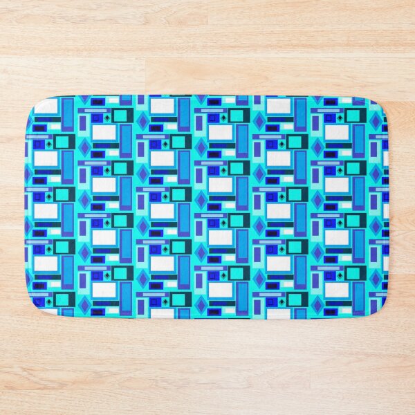 Item preview, ABSTRACT PATCHWORK BLUE designed and sold by MELTBBROSE.