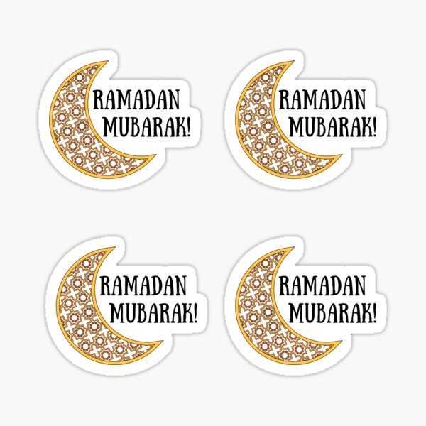 "Ramadan Mubarak sticker" Sticker by islamiccrafts | Redbubble