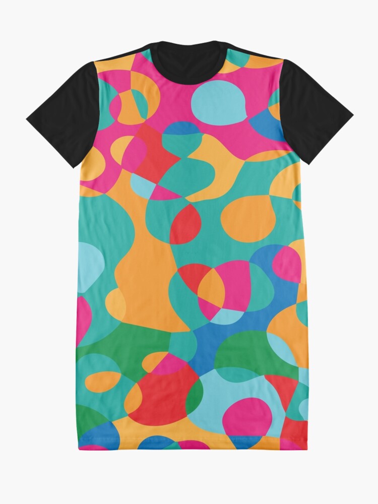 Alternate view of Jelly Bean SPLAT Graphic T-Shirt Dress