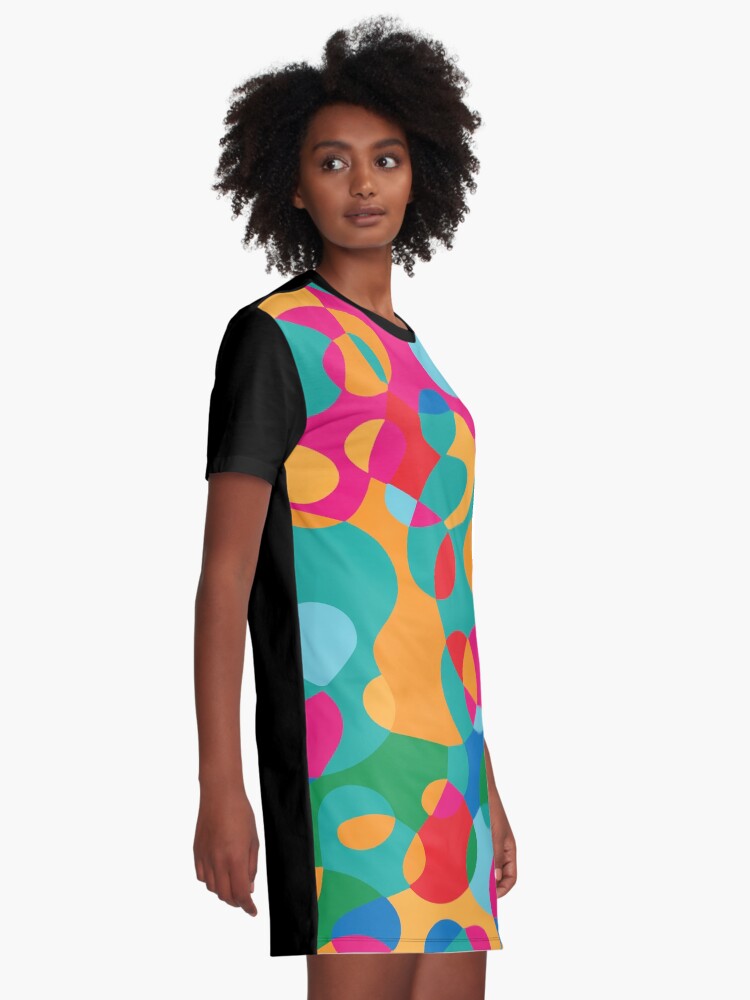 Alternate view of Jelly Bean SPLAT Graphic T-Shirt Dress
