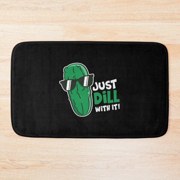 Item preview, Dill With It Funny and Cool Pickle Pun designed and sold by Scratches Tees.