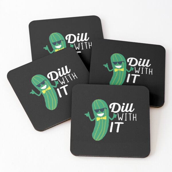 Item preview, Dill With It Funny Pickle Lover Pun designed and sold by Scratches Tees.