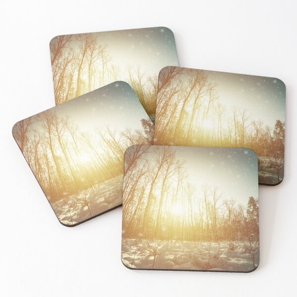 Item preview, Clearing in winter forest designed and sold by Lukasz Szczepanski.