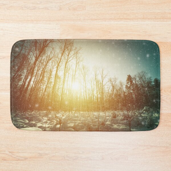 Item preview, Clearing in winter forest designed and sold by Lukasz Szczepanski.
