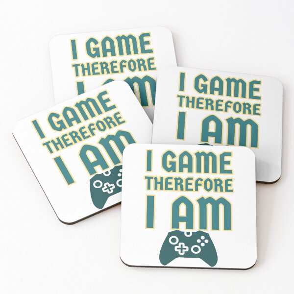 Item preview, I GAME THEREFORE I AM designed and sold by GilesTs.