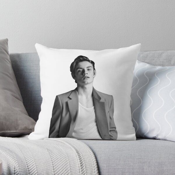 louis partridge collage Throw Pillow for Sale by delimetal