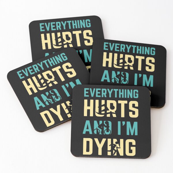 Item preview, Everything hurts and I'm dying - Triathlon- funny quote designed and sold by shopbikeshirt.