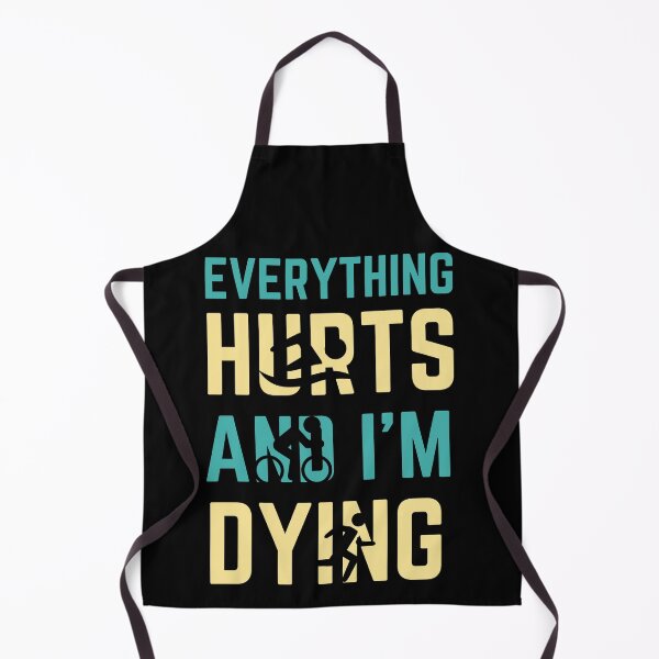 Item preview, Everything hurts and I'm dying - Triathlon- funny quote designed and sold by shopbikeshirt.