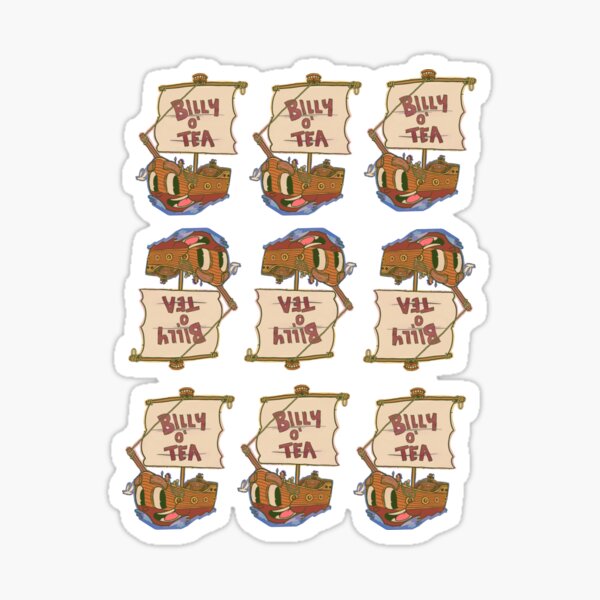 "Billy O Tea " Sticker by Redbubble