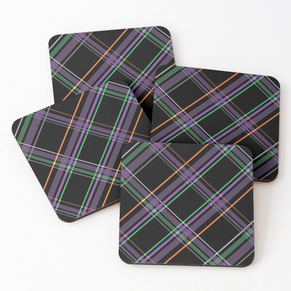 Item preview, Purple, orange and green plaid diagonal line pattern designed and sold by BLMcreations.