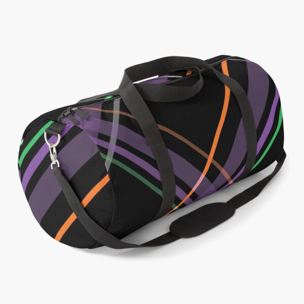 Item preview, Purple, orange and green plaid diagonal line pattern designed and sold by BLMcreations.