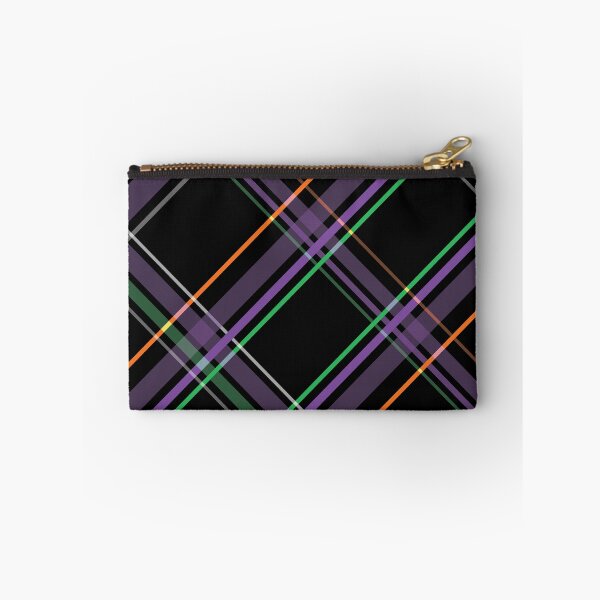 Item preview, Purple, orange and green plaid diagonal line pattern designed and sold by BLMcreations.