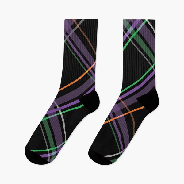 Item preview, Purple, orange and green plaid diagonal line pattern designed and sold by BLMcreations.