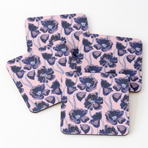 Item preview, Queen of night poppies designed and sold by Daria Rosen.