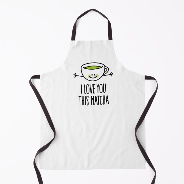 Item preview, I love you this matcha kawaii cute green tea pun designed and sold by LaundryFactory.