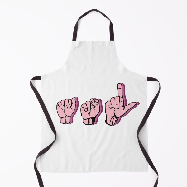 Item preview, ASL fingerspelling sticker Pink designed and sold by Jennaviveart.