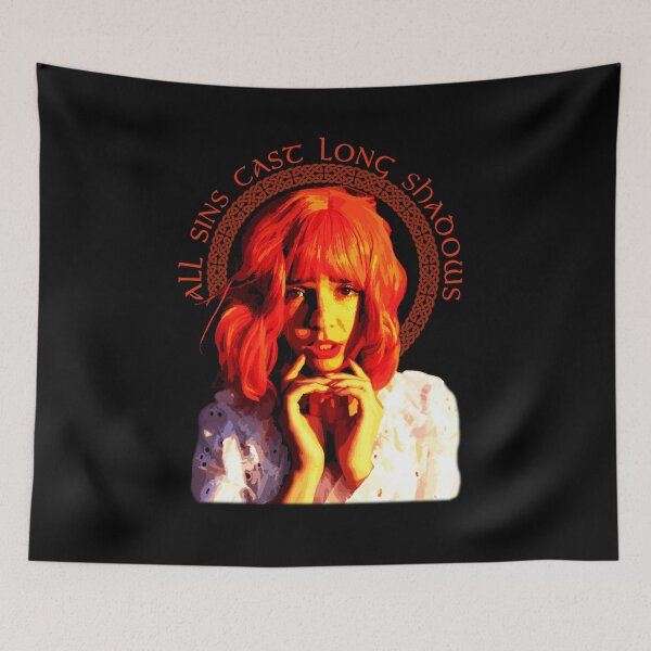 Item preview, All Sins Cast Long Shadows, Traditional Celtic Proverb Design, Irish Proverb Design designed and sold by Proverbial Wisdom Design.