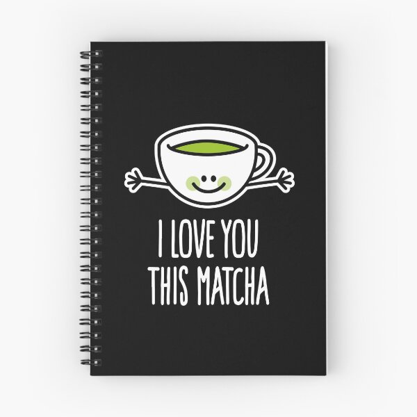 Item preview, I love you this matcha green tea pun happy teacup designed and sold by LaundryFactory.