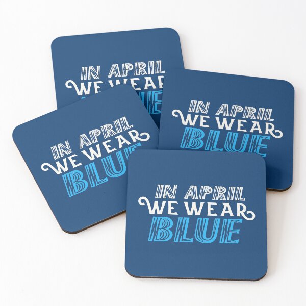Item preview, In April We Wear Blue designed and sold by NajoFashions.