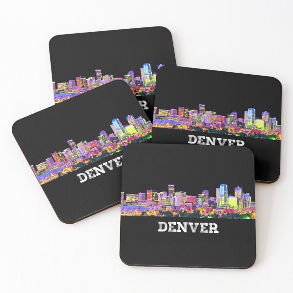 Item preview, Denver Colorado Skyline Pattern designed and sold by Dude  Stuff.