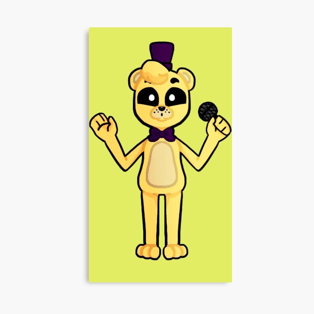 FNAF Golden Freddy Fredbear It's Me Greeting Card for Sale by Bitw1se