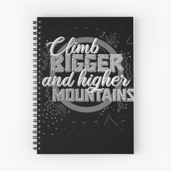 Item preview, Climb Mountains Mountaineer Saying designed and sold by AOCreativeProd.